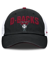 Men's Nike Black Arizona Diamondbacks Primetime Club Adjustable Trucker Hat