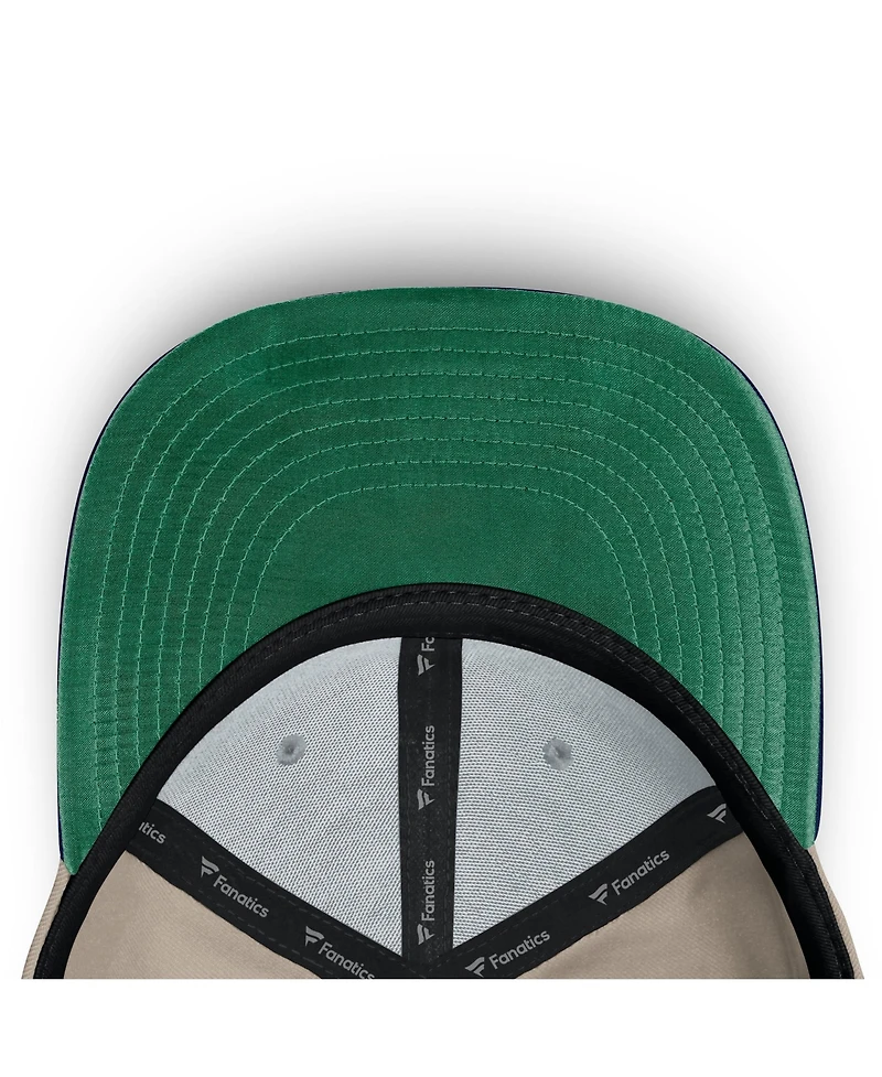 Men's Fanatics Khaki/Navy Notre Dame Fighting Irish Colt Fitted Hat