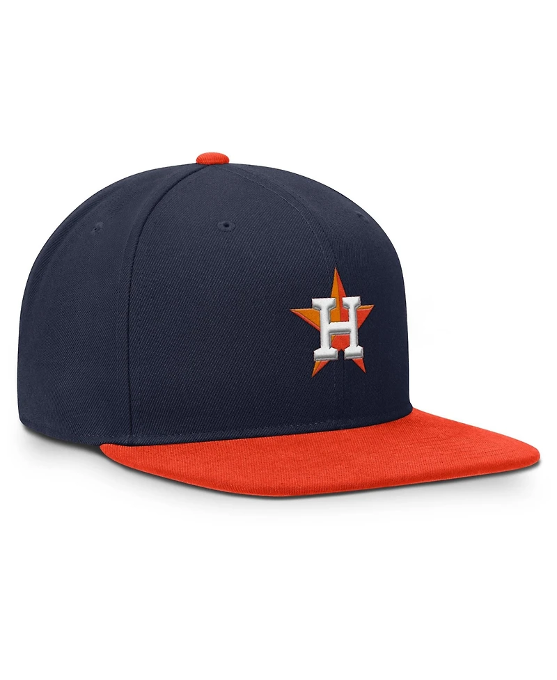 Men's Nike Navy/Orange Houston Astros Primetime Pro Dri-fit snapback Hat