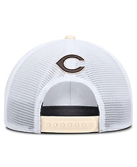 Men's Nike Natural/White Cincinnati Reds Rise Dri-fit Trucker Adjustable Hat