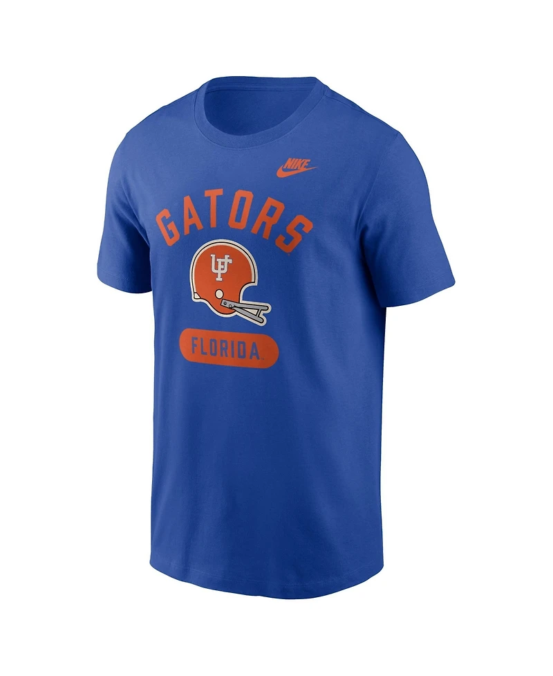 Nike Men's Royal Florida Gators Legacy Arch Helmet T-Shirt