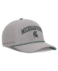 Men's and Women's Nike Gray Michigan State Spartans Primetime Rise Rope Adjustable Hat
