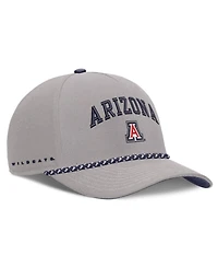 Nike Men's and Women's Gray Arizona Wildcats Primetime Rise Rope Adjustable Hat