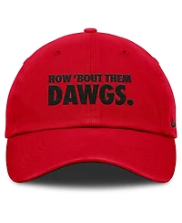 Men's and Women's Nike Red Georgia Bulldogs Primetime Chant Club Adjustable Hat