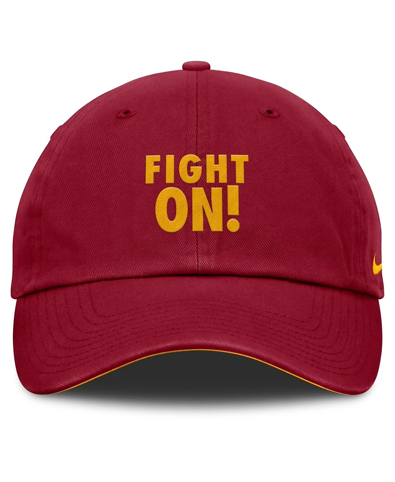 Men's and Women's Nike Cardinal Usc Trojans Primetime Chant Club Adjustable Hat