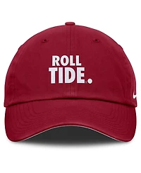 Men's and Women's Nike Crimson Alabama Crimson Tide Primetime Chant Club Adjustable Hat