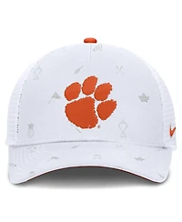 Men's and Women's Nike White Clemson Tigers Country Club Golfin' Rise Trucker Adjustable Hat