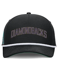 Men's Nike Black Arizona Diamondbacks Cooperstown Collection Rise Adjustable Hat