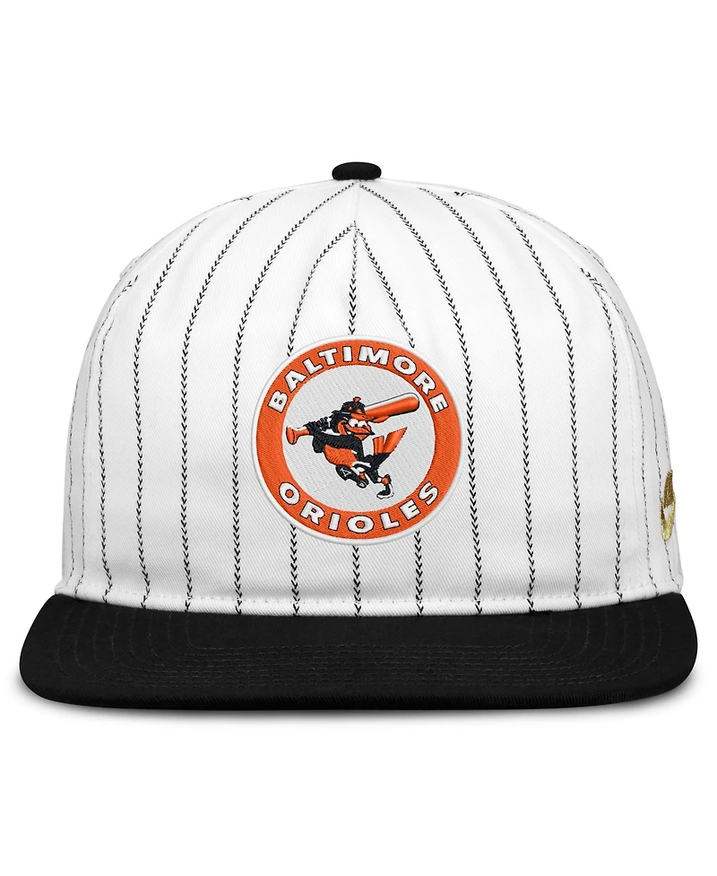 Men's Nike White/Black Baltimore Orioles Cooperstown Collection Pro Adjustable Hat