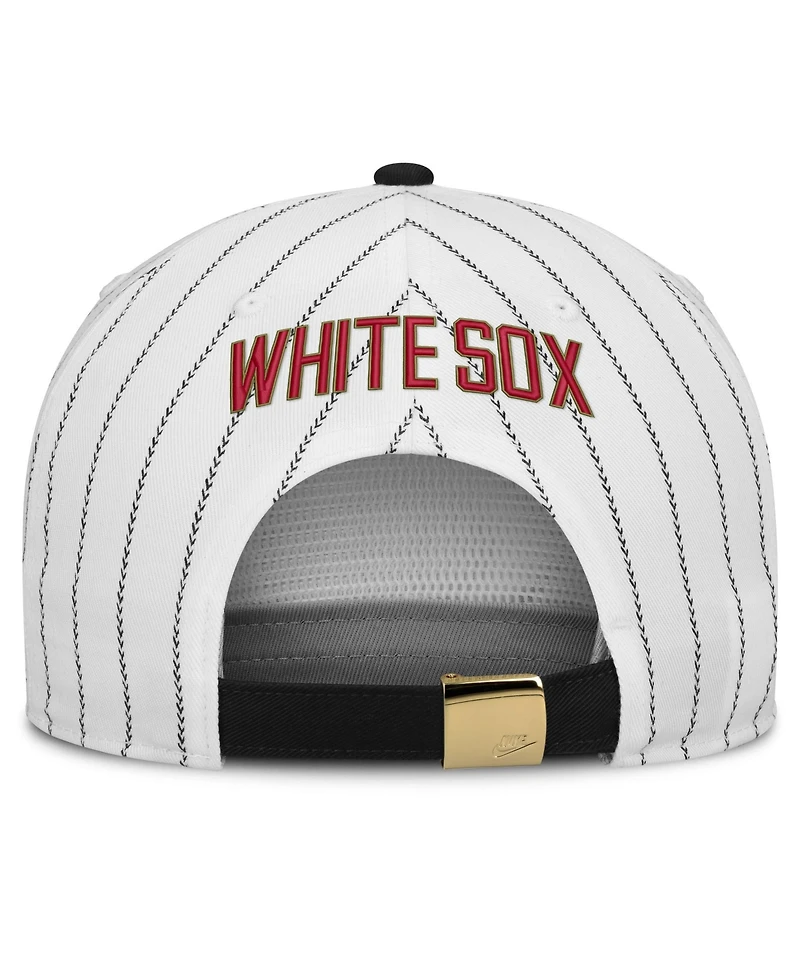 Men's Nike White/Black Chicago White Sox Cooperstown Collection Pro Adjustable Hat