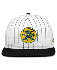 Men's Nike White/Black Oakland Athletics Cooperstown Collection Pro Adjustable Hat