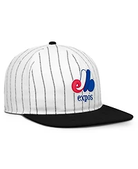 Men's Nike White/Black Montreal Expos Cooperstown Collection Pro Adjustable Hat
