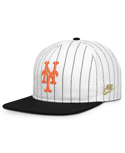 Men's Nike White/Black New York Mets Cooperstown Collection Pro Adjustable Hat
