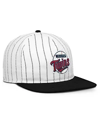 Men's Nike White/Black Minnesota Twins Cooperstown Collection Pro Adjustable Hat