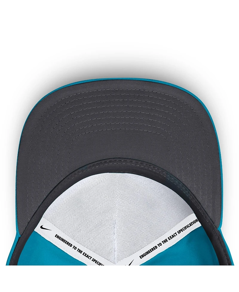 Nike Men's Turquoise Florida State Seminoles 2026 Sideline Dri-fit Rise Adjustable Hat
