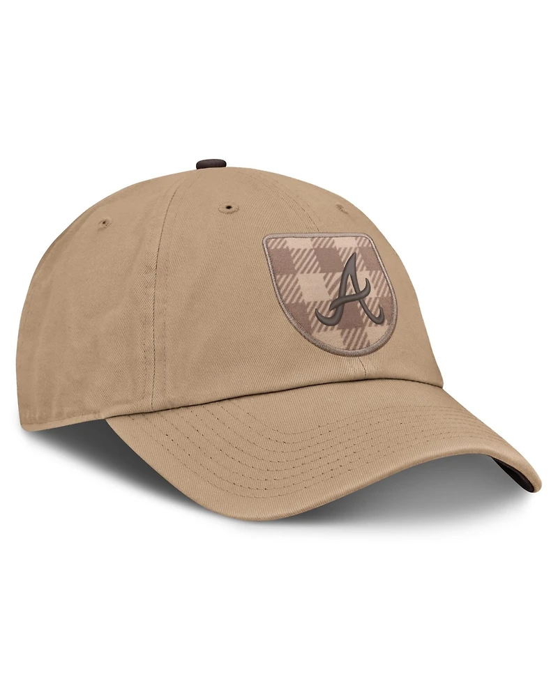 Nike Men's Light Brown Atlanta Braves Statement Club Adjustable Hat