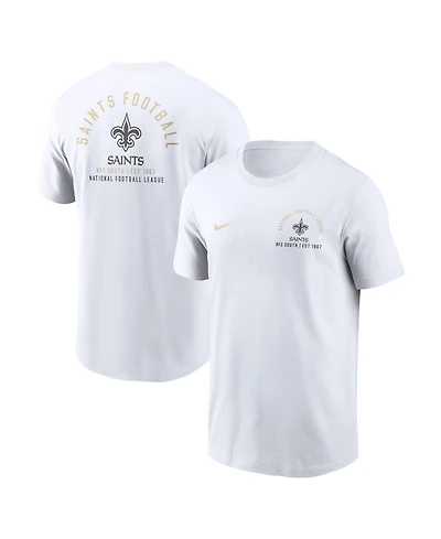 Nike Men's White New Orleans Saints Split Logo T-Shirt
