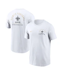 Nike Men's White New Orleans Saints Split Logo T-Shirt