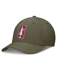 Nike Men's Olive Stanford Cardinal Primetime SwooshFlex Dri-fit Hat