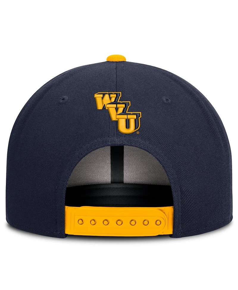 Nike Men's Navy West Virginia Mountaineers Legacy Snapback Hat
