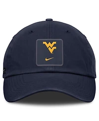 Men's and Women's Nike Navy West Virginia Mountaineers 2026 Sideline Club Adjustable Hat