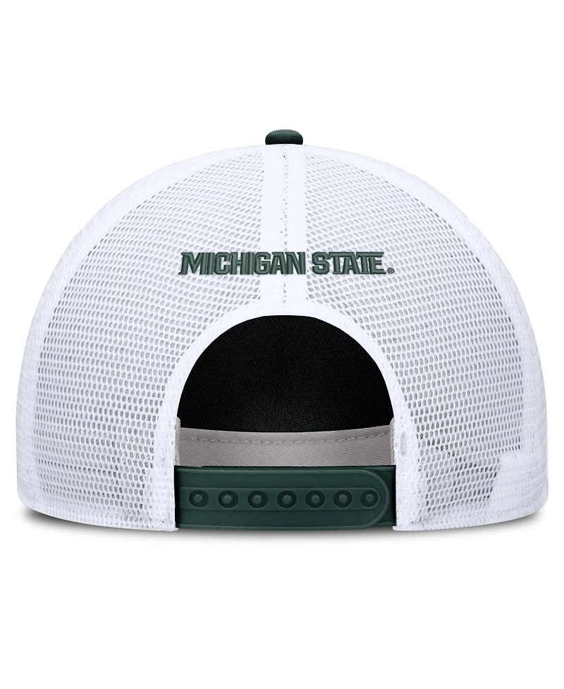 Men's and Women's Nike Green Michigan State Spartans 2026 On-Field Gameday Rope Trucker Adjustable Hat