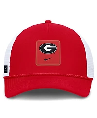 Men's and Women's Nike Red Georgia Bulldogs 2026 On-Field Gameday Rope Trucker Adjustable Hat