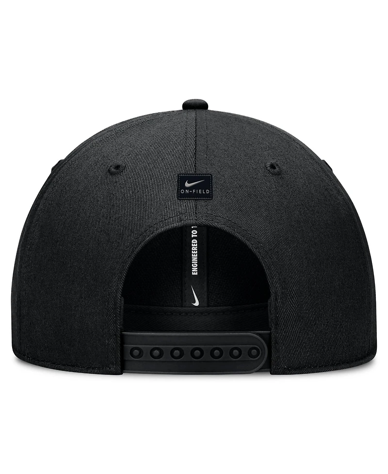 Men's and Women's Nike Black Georgia Bulldogs 2026 On-Field Gameday Rise Adjustable Hat