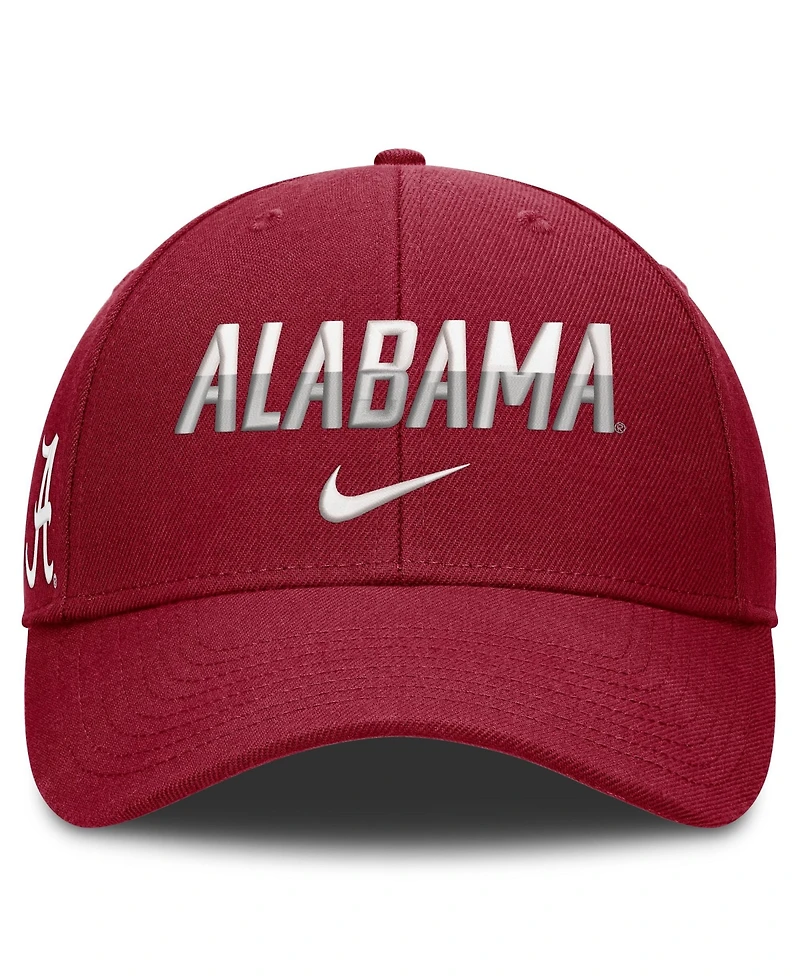 Men's and Women's Nike Crimson Alabama Crimson Tide 2026 On-Field Gameday Rise Adjustable Hat