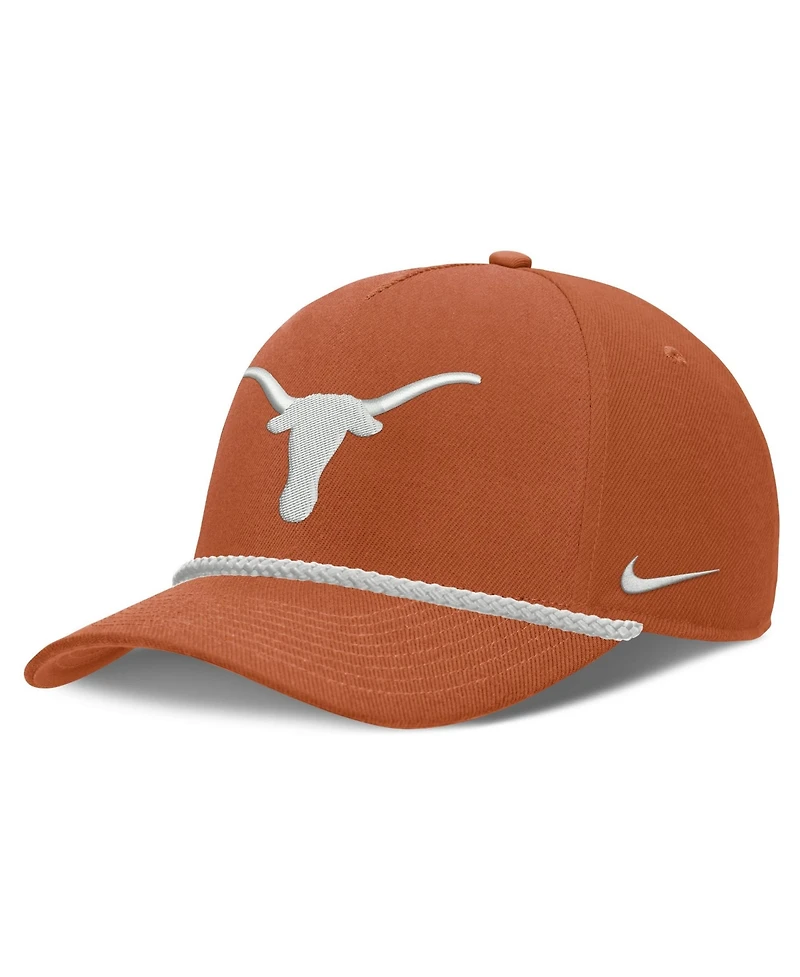 Nike Men's and Women's Texas Orange Texas Longhorns Rope Rise Adjustable Hat