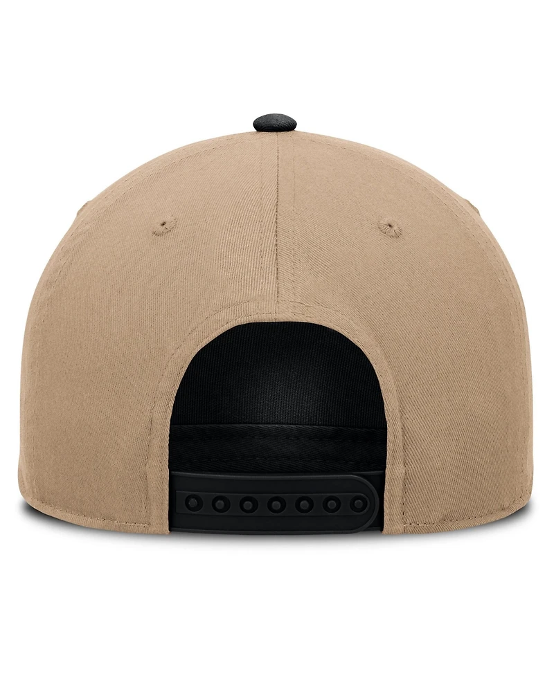 Nike Men's Khaki/Black Baltimore Orioles Rise A-Frame Adjustable Hat