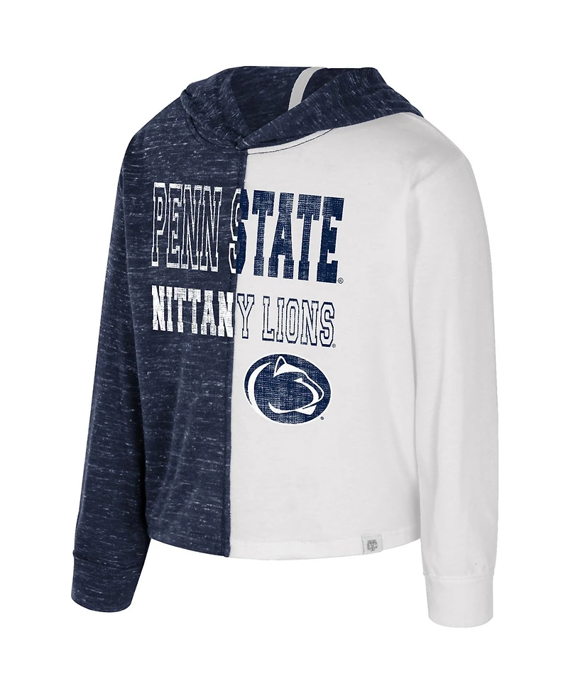Colosseum Toddler Navy Penn State Nittany Lions Gals Knit Hoodie
