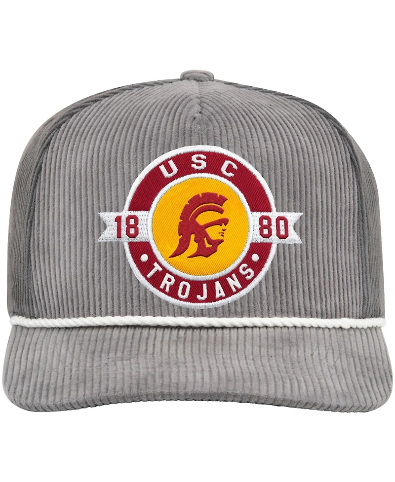 Colosseum Men's Gray Usc Trojans Where's My Hat Podium Adjustable Trucker Hat