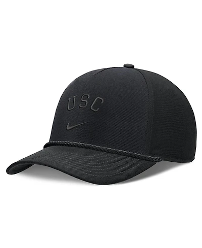 Nike Men's and Women's Usc Trojans Campus Prep Tonal Rope Rise 5-Panel Adjustable Hat