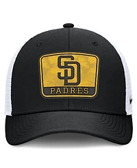 Men's Nike Black/White San Diego Padres Camo Rise Trucker Dri-fit Adjustable Hat