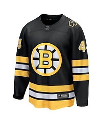 Fanatics Men's James Hagens Black Boston Bruins Breakaway Jersey