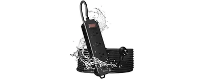 Tessan Power Strip with Usb Charging with 25 Feet, 4 Outlets, 1250W for Home, Office and Travel
