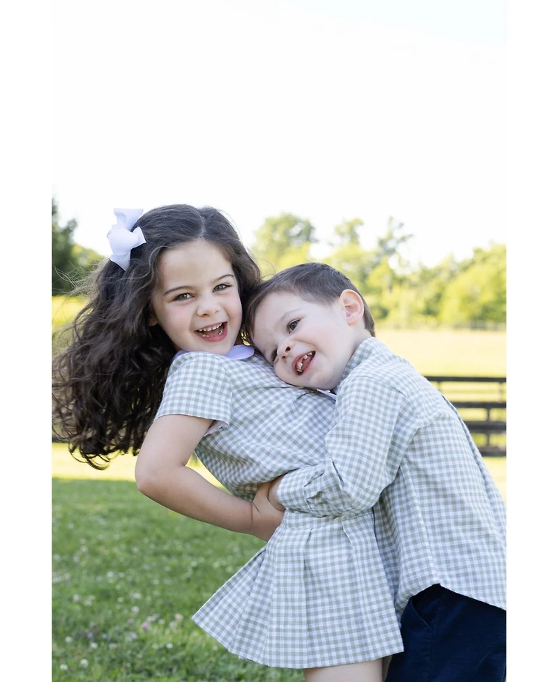Florence Eiseman Toddler Boys (2T-4T) Check Button Down Shirt
