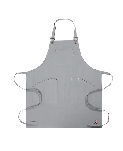 Cat Cora Heavyweight Cotton Canvas 28" Adjustable Kitchen Apron