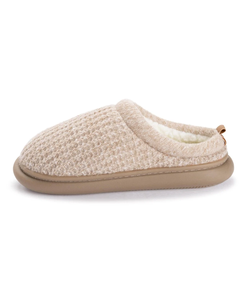 Muk Luks Women's Zuri Clog Waffle Knit Slippers