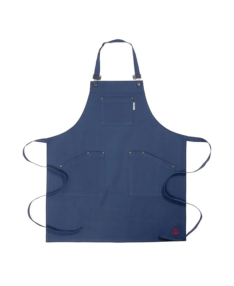 Cat Cora Heavyweight Cotton Canvas 28" Adjustable Kitchen Apron