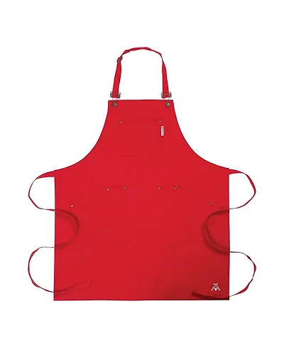 Cat Cora Heavyweight Cotton Canvas 28" Adjustable Kitchen Apron