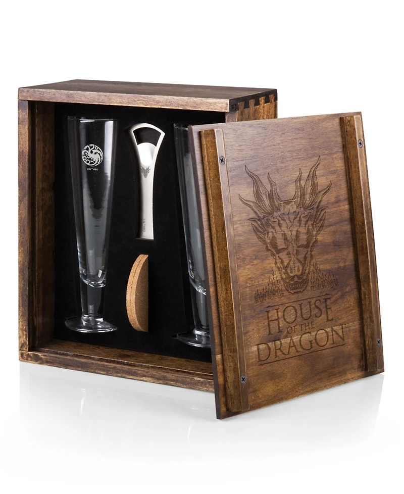 Legacy House of the Dragon Pilsner Beer Glass Gift Set
