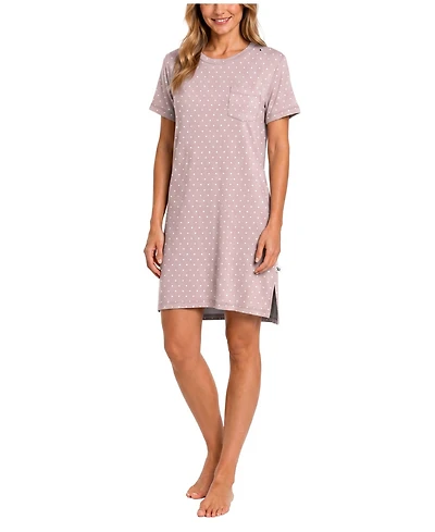 Sincerely Jules Women's Short-Sleeve Crewneck Sleep Shirt