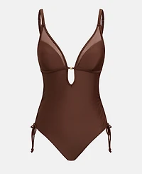 Cupshe Women's Mesh Cutout One Piece Swimsuit