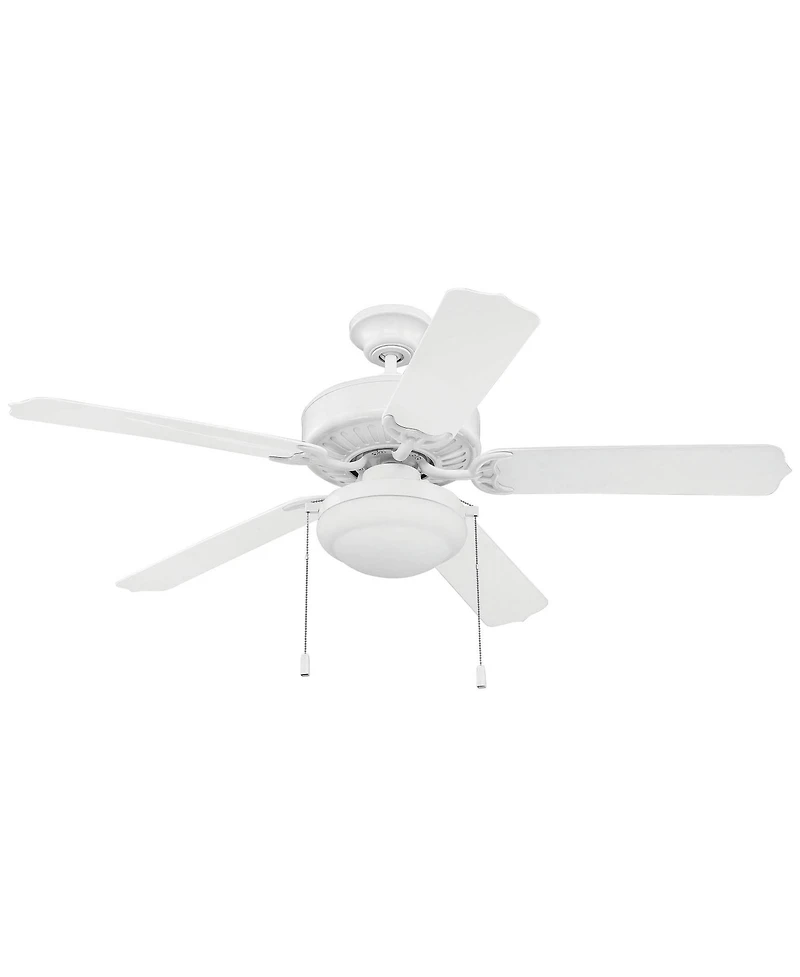 Craftmade 52" Enduro Abs Housing White Led Outdoor Pull Chain Ceiling Fan
