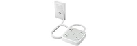 Tessan Wall Outlet Extender with 5Feet, 4 Outlets for Home, Office and Travel