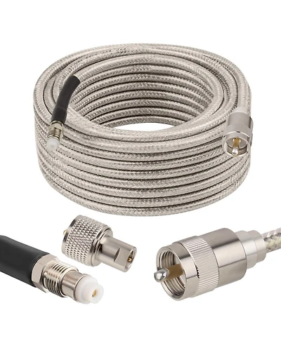 Lofree RG8X Double Shielded Stranded Core Coax Cable 10 ft.