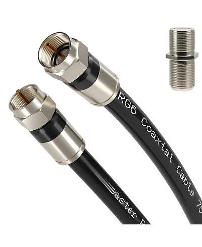 Lofree RG6 Coaxial Cable With Female-To-Female Coupler