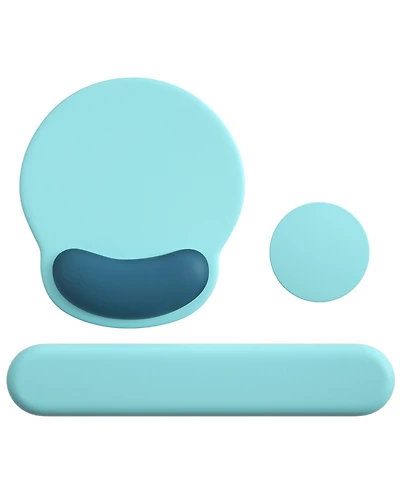 Lofree 3-in-1 Ergonomic Mouse Pad Wrist Rest Set Compatible with Standard Desktop Setups